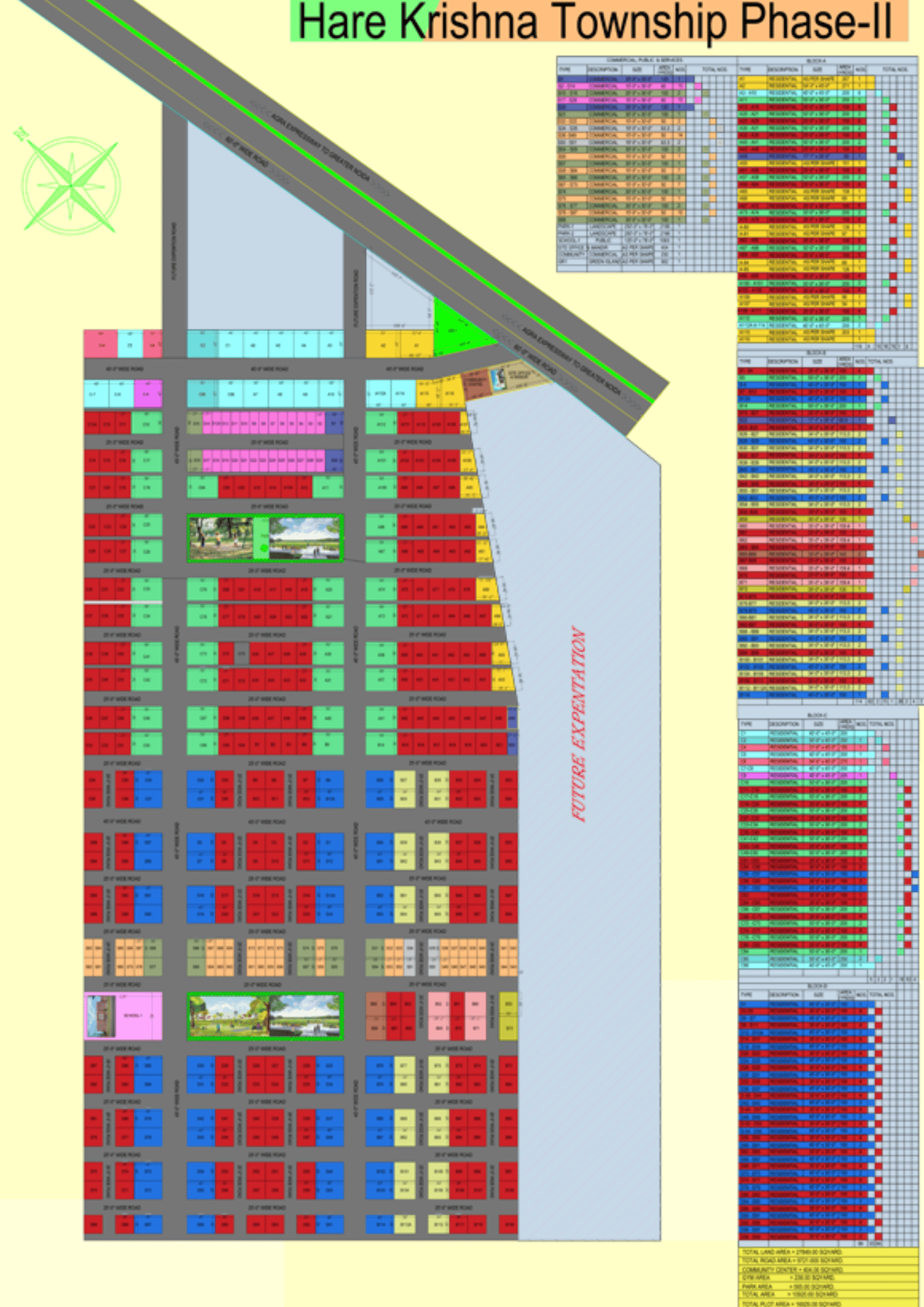 Hare Krishna Township Layout