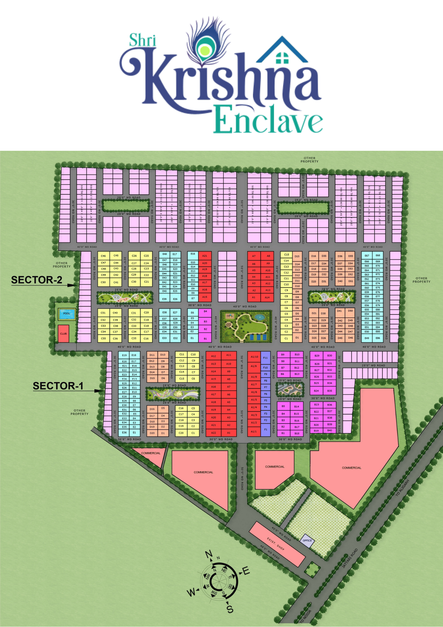 Krishna Enclave Layout