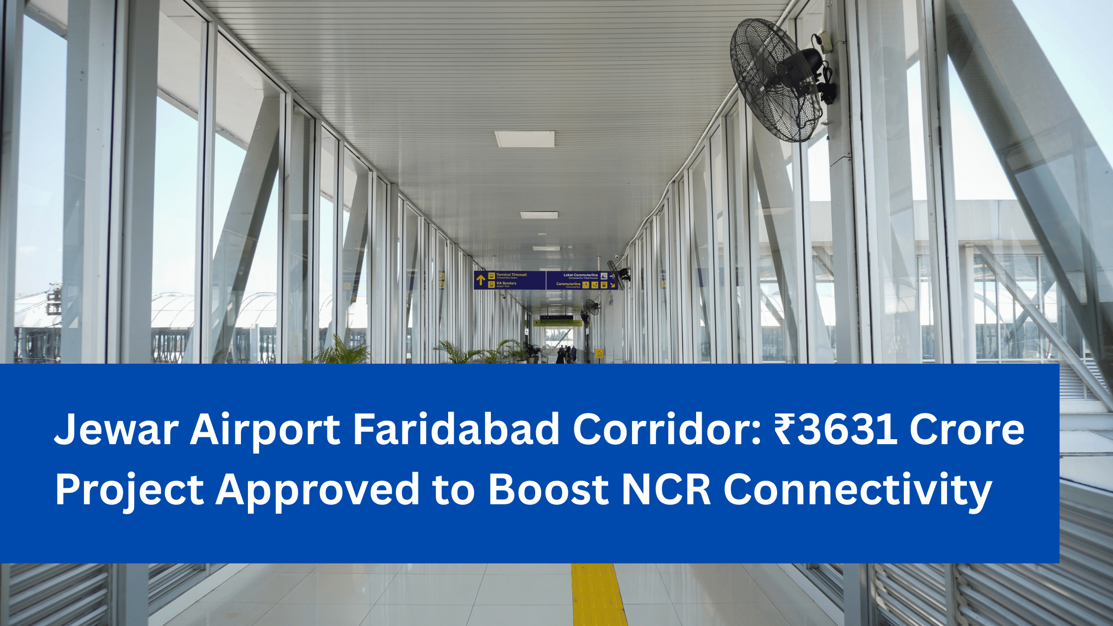 Jewar Airport Faridabad Corridor ₹3631 Crore Project Approved to Boost NCR Connectivity (1)