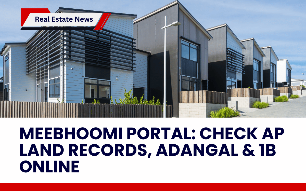 Meebhoomi Portal: Check AP Land Records, Adangal & 1B Online